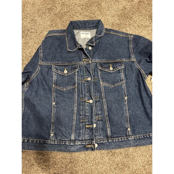 NWT Old Navy Blue Jean Jacket Women's Size 2X - Picture 1 of 6